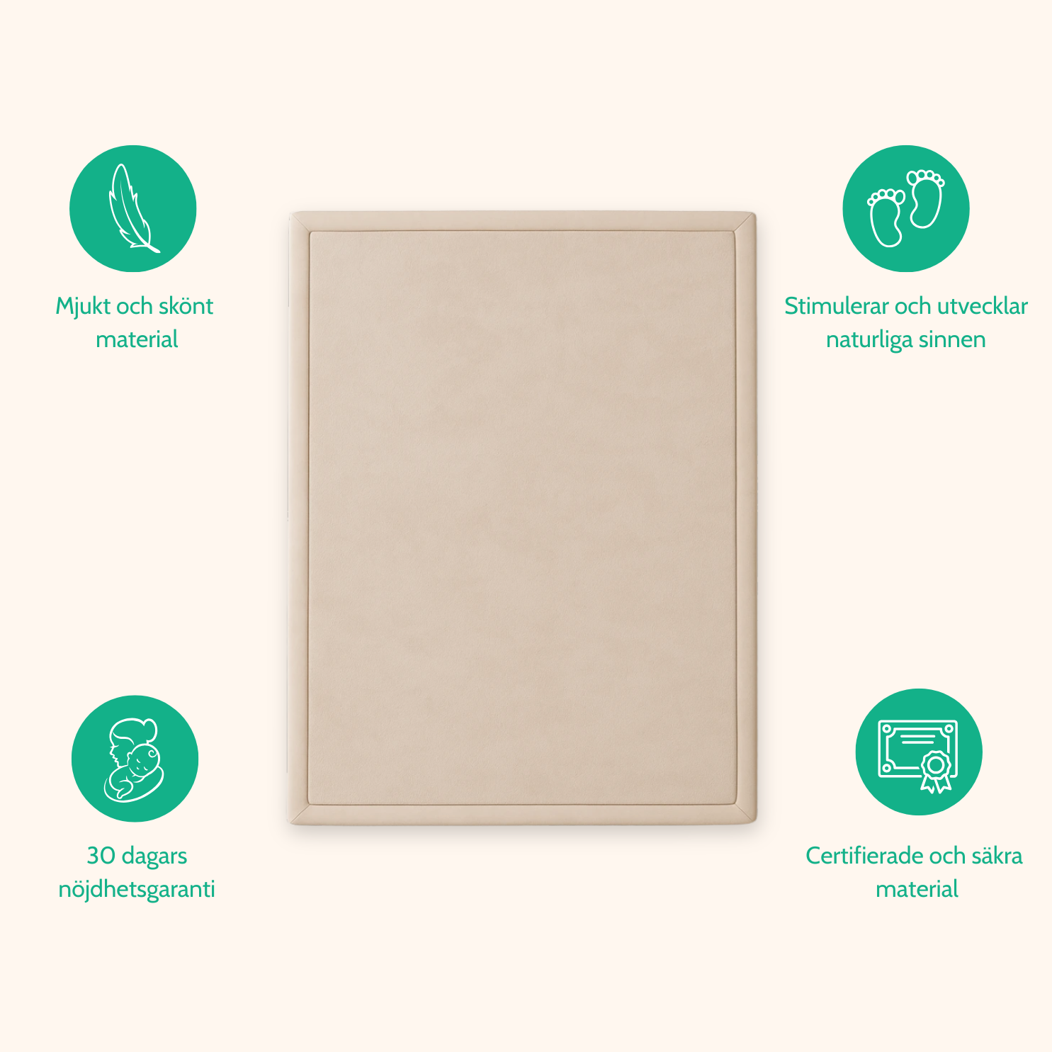 Lyxig Bella™ Lekmatta för ultimat komfort